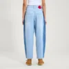 Jeans Kickers Classic a gamba larga blu da donna