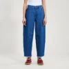 Jeans Kickers Classic a gamba larga da donna, blu