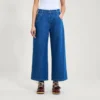 Jeans Kickers Classic a gamba larga da donna, blu