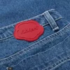 Jeans Kickers Classic a gamba larga da donna, blu
