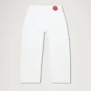 Jeans Kickers Classic a zampa d’elefante da donna, bianco