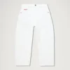 Jeans Kickers Classic a zampa d’elefante da donna, bianco