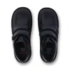 Junior Boys Kick Scuff in pelle doppia nera Junior Boys Kick Scuff in pelle doppia nera