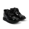 Junior Girls Kick Hi Ribbon in vernice nera Junior Girls Kick Hi Ribbon in vernice nera