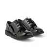 Junior Girls Kick Lo Brogue in pelle verniciata nera Junior Girls Kick Lo Brogue in pelle verniciata nera
