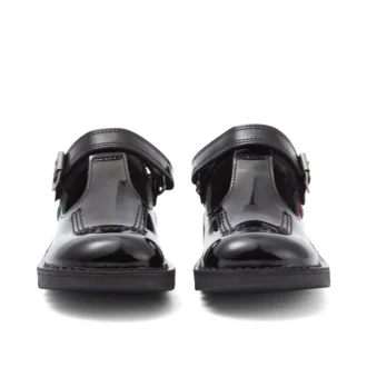 junior girls kick t bar vel in pelle verniciata nera 2 330x330 - Junior Girls Kick T-Bar Vel in pelle verniciata nera