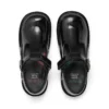 Junior Girls Kick T-Bar Vel in pelle verniciata nera Junior Girls Kick T-Bar Vel in pelle verniciata nera