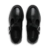 Junior Girls Lach T-Bar Leather Black Junior Girls Lach T-Bar Leather Black