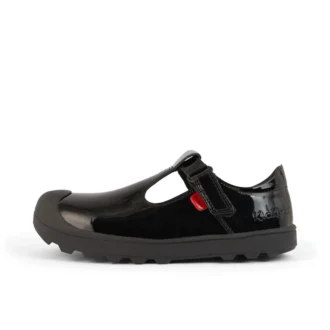 Junior Girls Plunk MJ Leather Black
