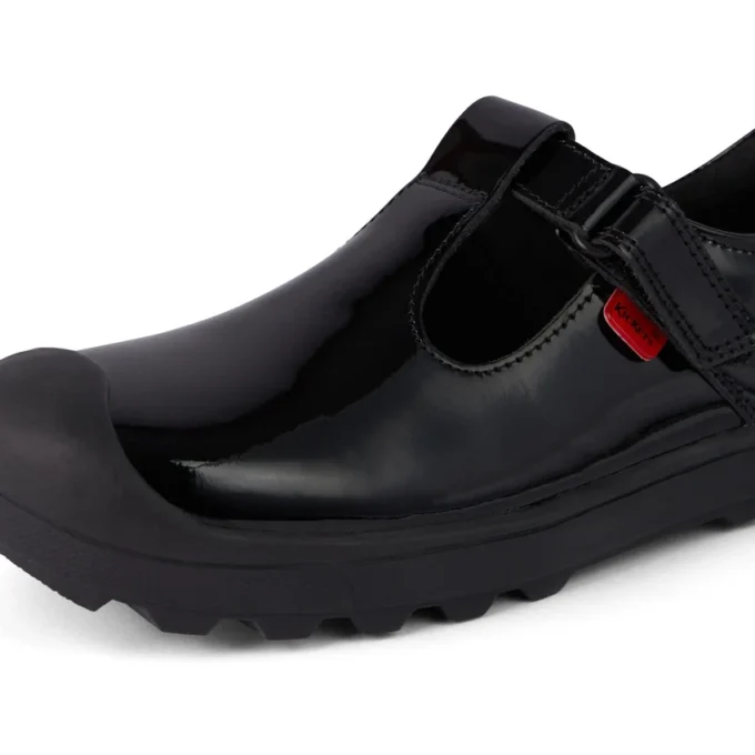 Junior Girls Plunk MJ Leather Black Junior Girls Plunk MJ Leather Black