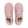 Junior Unisex Kick Hi Zip in nabuk rosa chiaro Junior Unisex Kick Hi Zip in nabuk rosa chiaro
