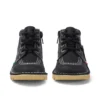 Junior Unisex Kick Hi Zip in pelle nero/bianco Junior Unisex Kick Hi Zip in pelle nero/bianco