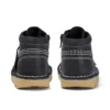 Junior Unisex Kick Hi Zip in pelle nero/bianco Junior Unisex Kick Hi Zip in pelle nero/bianco