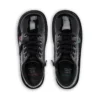 Junior Unisex Kick Hi Zip in pelle verniciata nera Junior Unisex Kick Hi Zip in pelle verniciata nera