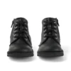 Junior Unisex Kick Hi Zip in similpelle nera Junior Unisex Kick Hi Zip in similpelle nera