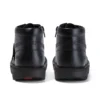 Junior Unisex Kick Hi Zip in similpelle nera Junior Unisex Kick Hi Zip in similpelle nera