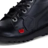 Junior Unisex Kick Hi Zip in similpelle nera Junior Unisex Kick Hi Zip in similpelle nera