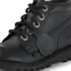 Junior Unisex Kick Hi Zip in similpelle nera Junior Unisex Kick Hi Zip in similpelle nera