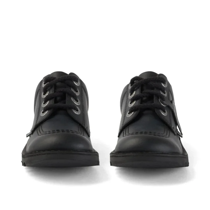 Junior Unisex Kick Lo in pelle alternativa, nero Junior Unisex Kick Lo in pelle alternativa, nero