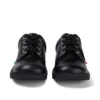 Junior Unisex Kick Lo in pelle nera Junior Unisex Kick Lo in pelle nera