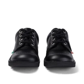 Junior Unisex Kick Lo in pelle nera