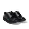 Junior Unisex Kick Lo in pelle nera Junior Unisex Kick Lo in pelle nera