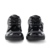 Junior Unisex Kick Lo in pelle verniciata nera Junior Unisex Kick Lo in pelle verniciata nera