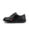 Junior Unisex Kick Lo Twin Vel in pelle nera Junior Unisex Kick Lo Twin Vel in pelle nera