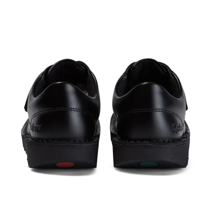 Junior Unisex Kick Lo Twin Vel in pelle nera Junior Unisex Kick Lo Twin Vel in pelle nera