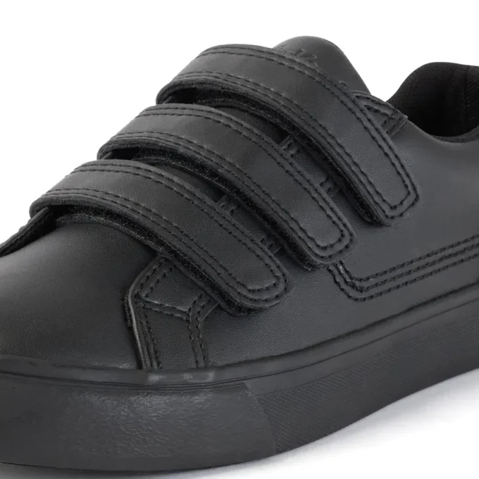 Junior Unisex Tovni Trip in similpelle nera Junior Unisex Tovni Trip in similpelle nera