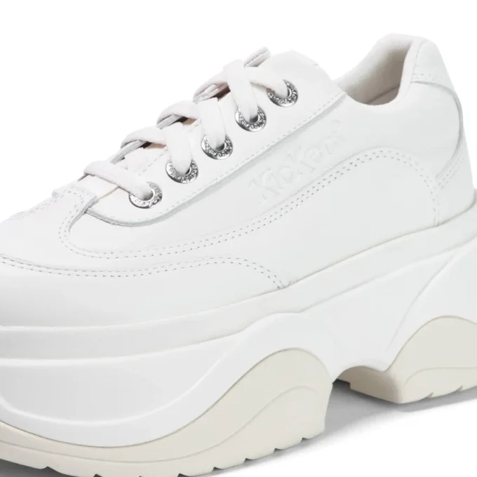 Kade Lo in pelle bianca unisex per adulti