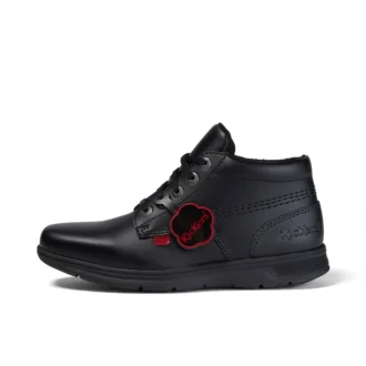 Kelland Hi in pelle nera, modello unisex per ragazzi