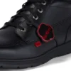 Kelland Hi in pelle nera unisex per adulti