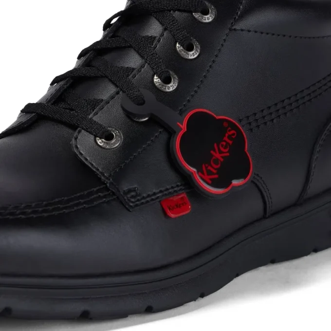Kelland Hi in pelle nera unisex per adulti