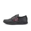 Kelland Lo in pelle nera, modello unisex per ragazzi Kelland Lo in pelle nera, modello unisex per ragazzi