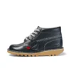 Kick Hi Core Navy in pelle unisex per adulti Kick Hi Core Navy in pelle unisex per adulti