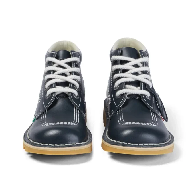 Kick Hi Core Navy in pelle unisex per adulti Kick Hi Core Navy in pelle unisex per adulti