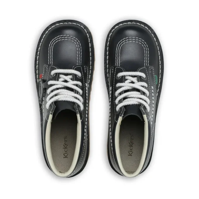 Kick Hi Core Navy in pelle unisex per adulti Kick Hi Core Navy in pelle unisex per adulti