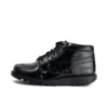 Kick Hi da donna in pelle alternativa verniciata nera Kick Hi da donna in pelle alternativa verniciata nera