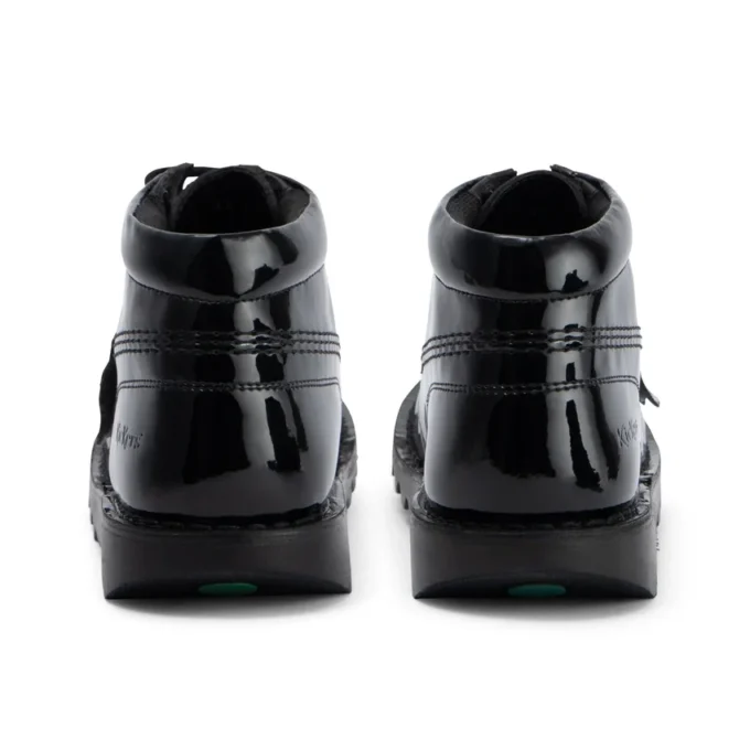 Kick Hi da donna in pelle alternativa verniciata nera Kick Hi da donna in pelle alternativa verniciata nera