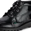 Kick Hi da donna in pelle alternativa verniciata nera Kick Hi da donna in pelle alternativa verniciata nera
