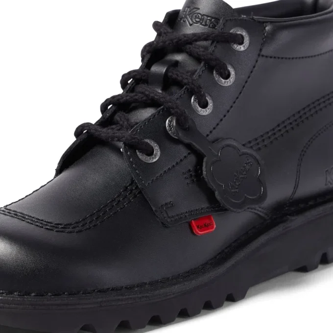 Kick Hi da uomo in pelle nera Kick Hi da uomo in pelle nera