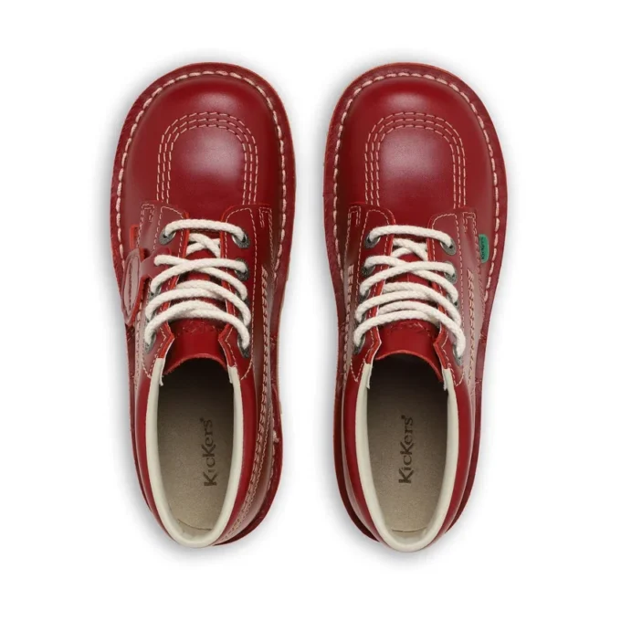 Kick Hi Donna in pelle rossa Kick Hi Donna in pelle rossa