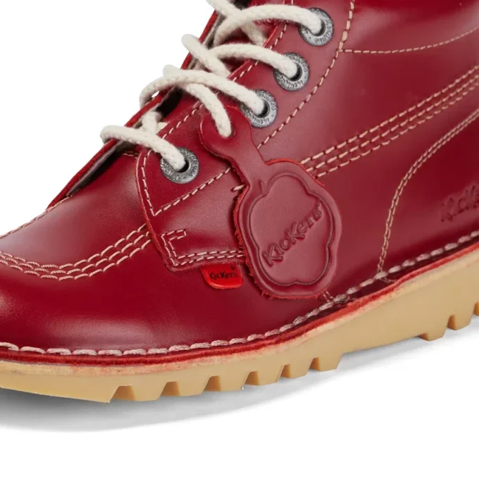 Kick Hi Donna in pelle rossa Kick Hi Donna in pelle rossa