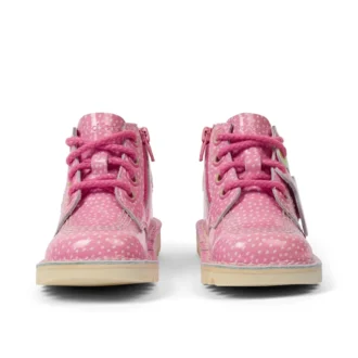 Kick Hi Fruit in vernice rosa unisex per neonati