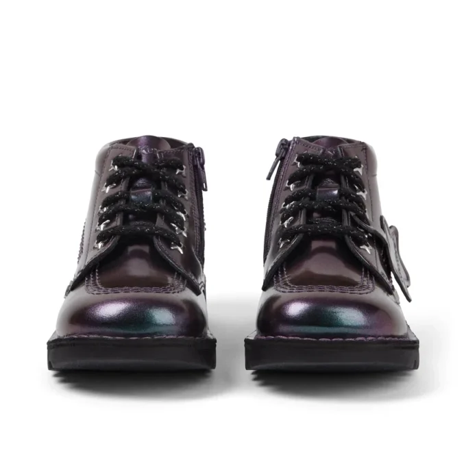 Kick Hi Galactic in vernice viola per bambine Kick Hi Galactic in vernice viola per bambine