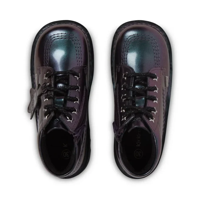 Kick Hi Galactic in vernice viola per bambine Kick Hi Galactic in vernice viola per bambine