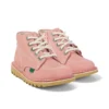 Kick Hi Hi Zip in nabuk rosa chiaro unisex per neonati Kick Hi Hi Zip in nabuk rosa chiaro unisex per neonati