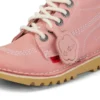 Kick Hi Hi Zip in nabuk rosa chiaro unisex per neonati Kick Hi Hi Zip in nabuk rosa chiaro unisex per neonati
