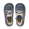 Kick Hi Hi Zip in pelle alternativa blu navy unisex per neonati Kick Hi Hi Zip in pelle alternativa blu navy unisex per neonati